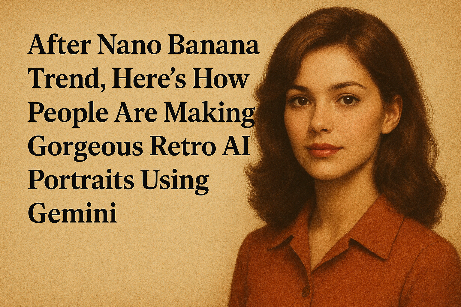 REtro AI Portraits Using Gemini 25