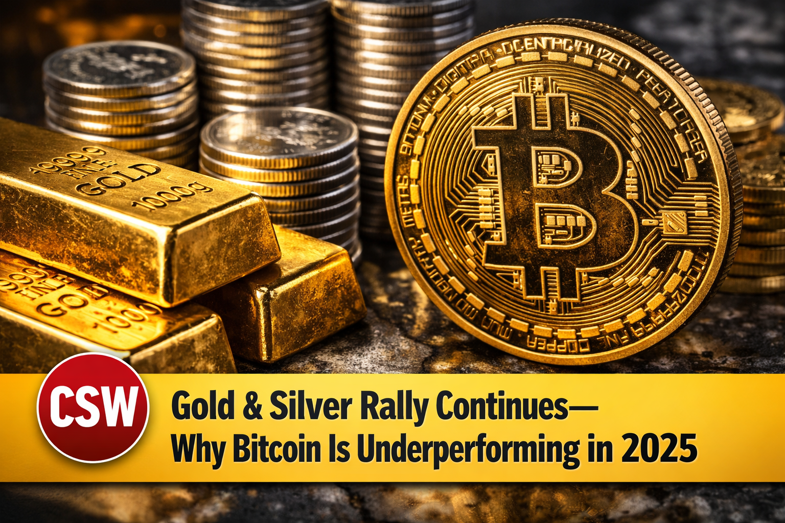 GOLD SILVER BITCOIN