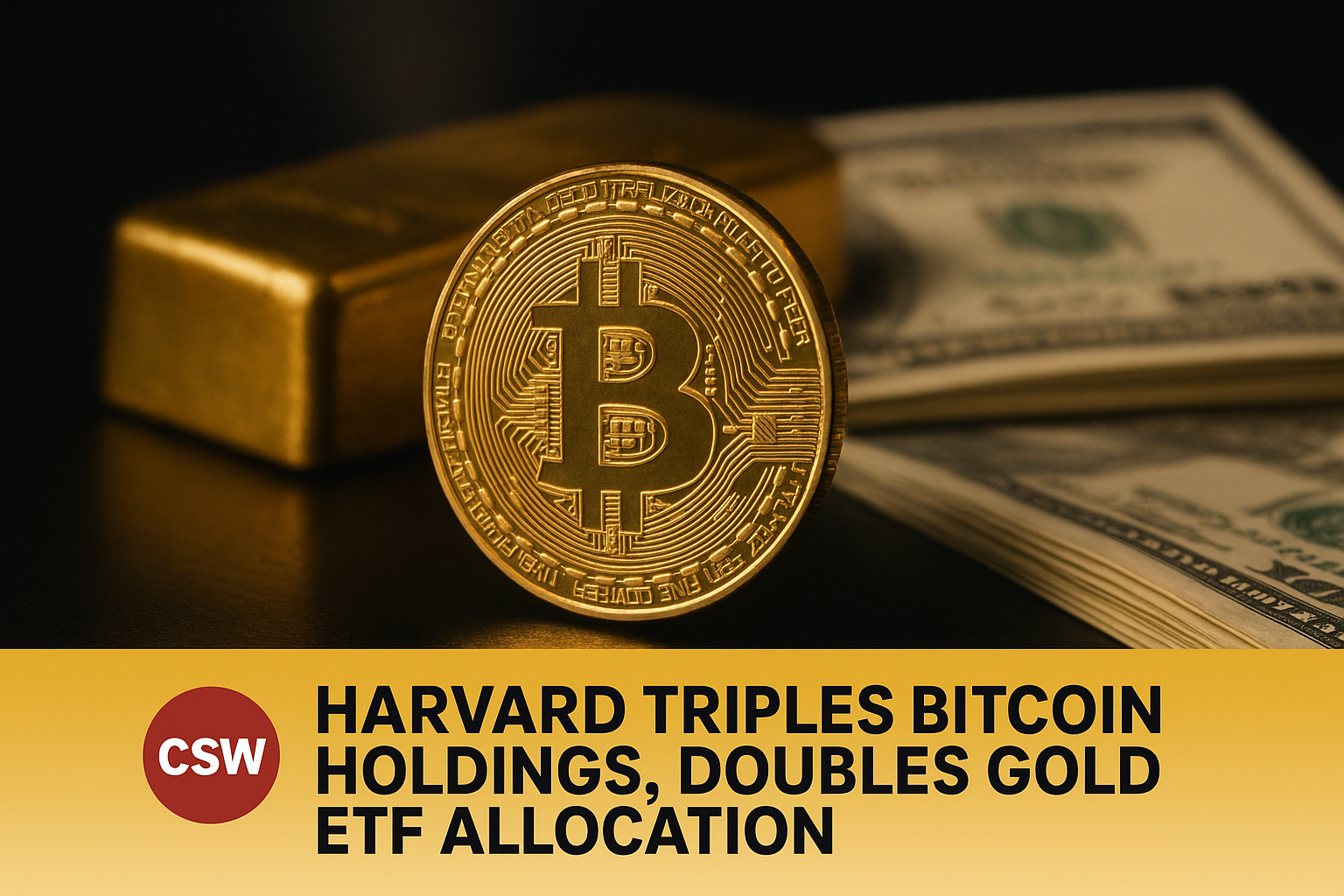 Harvard Triples Bitcoin